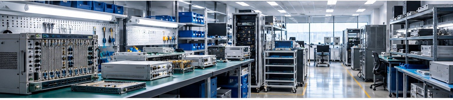 Modern equipment repair facility